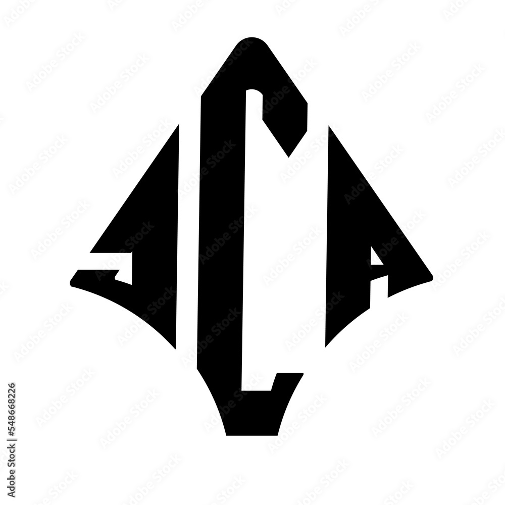 JCA logo. JCA logo letter logo design vector image. JCA letter logo