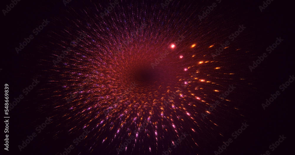 3D rendering abstract round light background 3D rendering abstract round light background