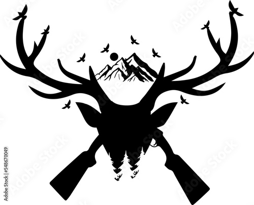 Fotobehang Deer hunting