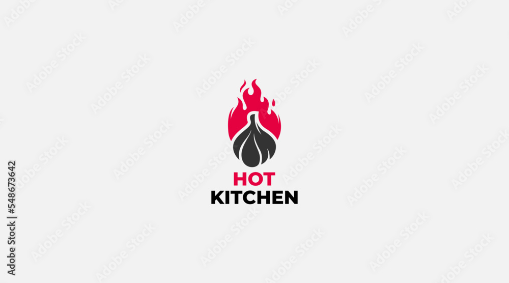fire kitchen logo, hen flame hot symbol vector icon illustration fire kitchen logo, hen flame hot symbol vector icon illustration