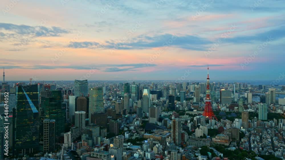 Tokyo city with Tokyo Tower in japan Tokyo city with Tokyo Tower in japan