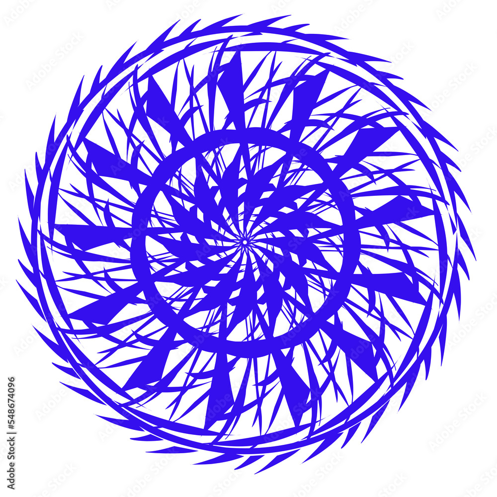 Blue aesthetic abstract circle design Blue aesthetic abstract circle design
