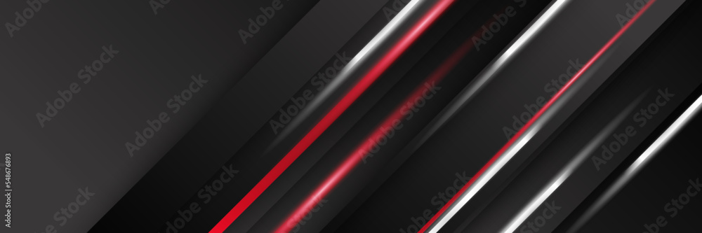 Abstract red and black banner with white line light. Background design for brochure, website, flyer. Geometric red black gradient shapes wallpaper for poster, certificate, presentation, landing page Abstract red and black banner with white line light. Background design for brochure, website, flyer. Geometric red black gradient shapes wallpaper for poster, certificate, presentation, landing page