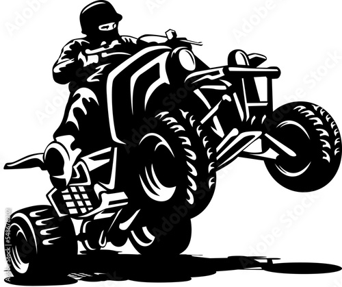 atv road freestyle design vector