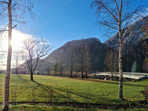 spring in the park in Mosjøen