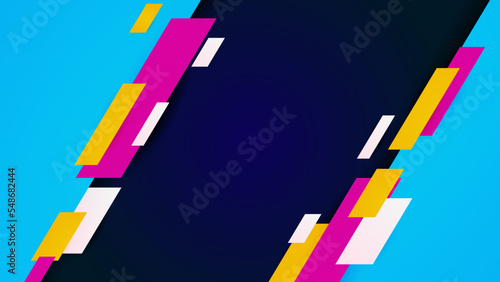 Dark Versus Battle. Fight night, MMA, boxing, wrestling, Game boxing. VS collision of metal letters with sparks and glow on a red-blue background and grid. Versus battle. Vector illustration
