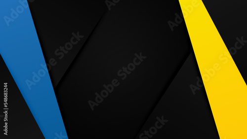 Blue yellow versus vs background. Vector illustration for game, battle, challenge, fight, competition, contest, team, boxing, championship, clash, combat, tournament, conflict, duel, MMA, football