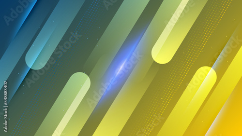 Blue yellow versus vs background. Vector illustration for game, battle, challenge, fight, competition, contest, team, boxing, championship, clash, combat, tournament, conflict, duel, MMA, football