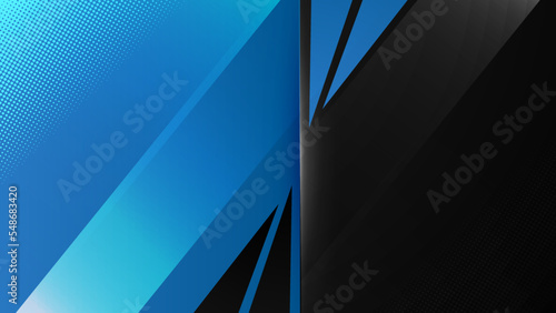 Blue yellow versus vs background. Vector illustration for game, battle, challenge, fight, competition, contest, team, boxing, championship, clash, combat, tournament, conflict, duel, MMA, football