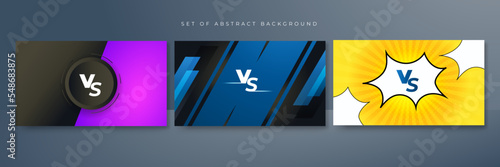 Fight versus vs background. Vector illustration for game, battle, challenge, fight, competition, contest, team, boxing, championship, clash, combat, tournament, conflict, duel, MMA, football