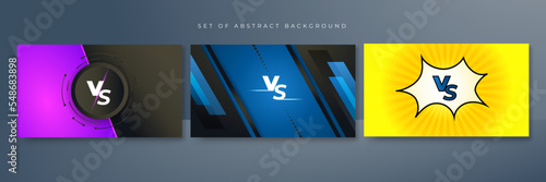 Fight versus vs background. Vector illustration for game, battle, challenge, fight, competition, contest, team, boxing, championship, clash, combat, tournament, conflict, duel, MMA, football