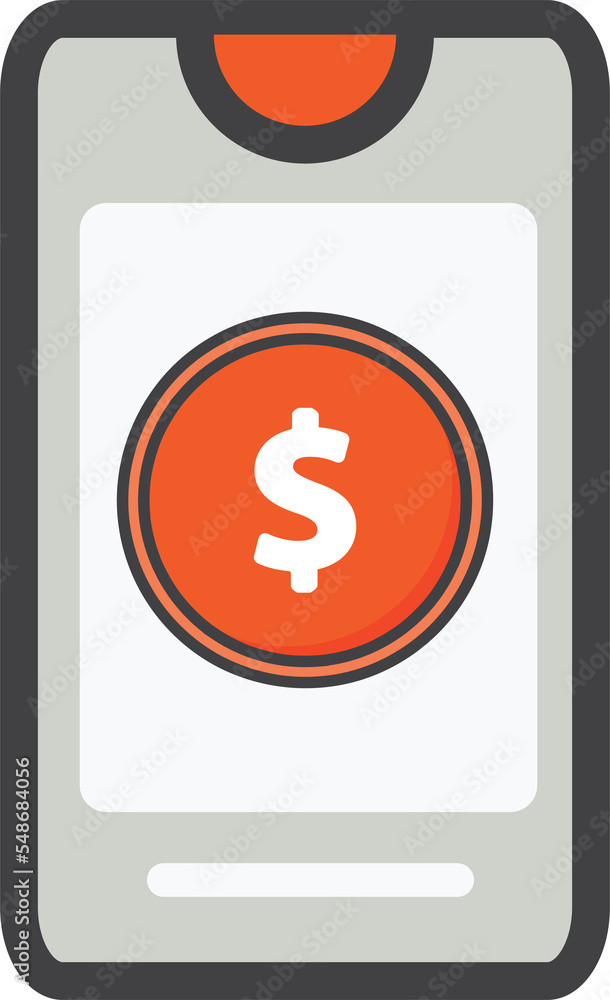 money phone icon money phone icon