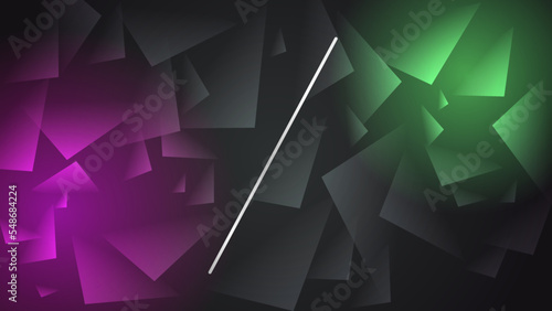Versus background with pink green for game, battle, challenge, fight, competition, contest, team, boxing, championship, clash, combat, tournament, conflict, duel, MMA, football