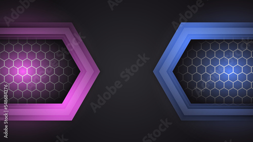 Versus background with blue pink for game, battle, challenge, fight, competition, contest, team, boxing, championship, clash, combat, tournament, conflict, duel, MMA, football
