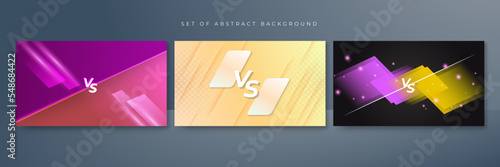 Fight versus vs game background. Vector illustration for battle, challenge, fight, competition, contest, team, boxing, championship, clash, combat, tournament, conflict, duel, MMA, football