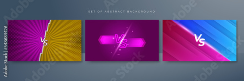 Fight versus vs game background. Vector illustration for battle, challenge, fight, competition, contest, team, boxing, championship, clash, combat, tournament, conflict, duel, MMA, football