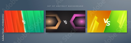 Fight versus vs game background. Vector illustration for battle, challenge, fight, competition, contest, team, boxing, championship, clash, combat, tournament, conflict, duel, MMA, football