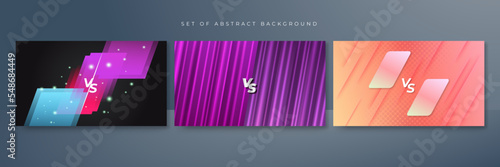 Fight versus vs game background. Vector illustration for battle, challenge, fight, competition, contest, team, boxing, championship, clash, combat, tournament, conflict, duel, MMA, football
