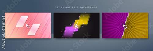 Fight versus vs game background. Vector illustration for battle, challenge, fight, competition, contest, team, boxing, championship, clash, combat, tournament, conflict, duel, MMA, football
