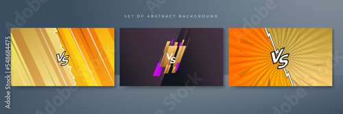 Fight versus vs game background. Vector illustration for battle, challenge, fight, competition, contest, team, boxing, championship, clash, combat, tournament, conflict, duel, MMA, football