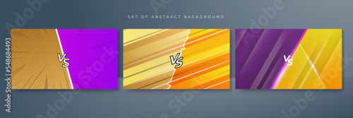 Fight versus vs game background. Vector illustration for battle, challenge, fight, competition, contest, team, boxing, championship, clash, combat, tournament, conflict, duel, MMA, football