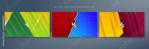 Fight versus vs game background. Vector illustration for battle, challenge, fight, competition, contest, team, boxing, championship, clash, combat, tournament, conflict, duel, MMA, football
