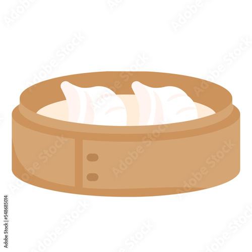 dumplings flat icon