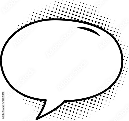 Comic bubble speech
