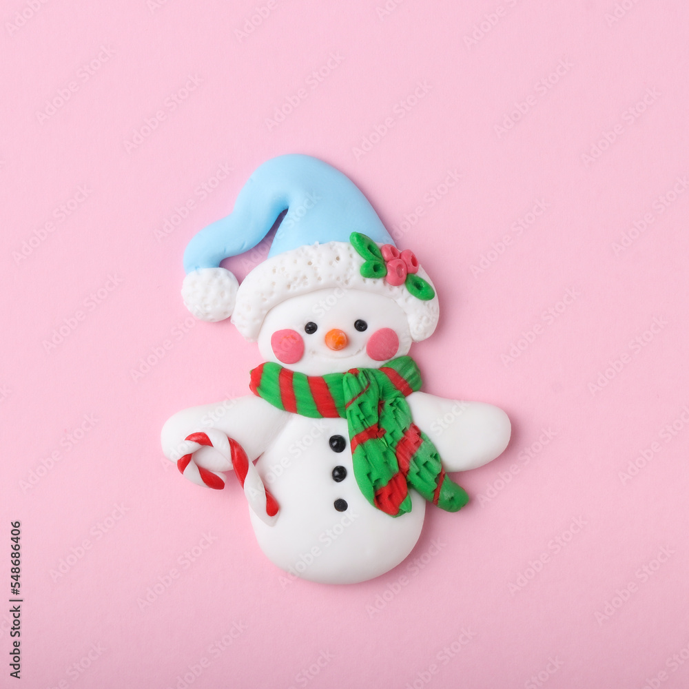 Cute Snowman Handmade for merry Christmas holiday Cute Snowman Handmade for merry Christmas holiday