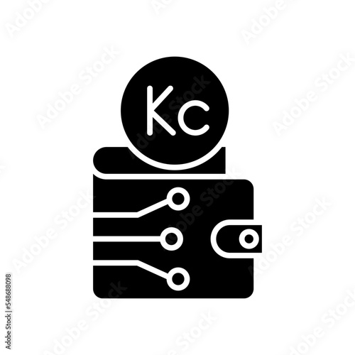 czech koruna glyph icon
