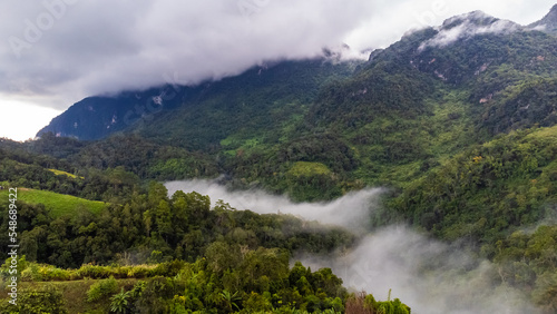 landscape of mountain Doi Luang Chiang Dao Chiang Mai Thailand