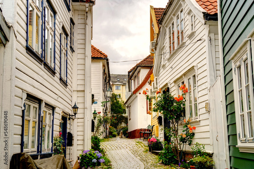 Bergen landmarks, Norway, HDR Image © mehdi33300