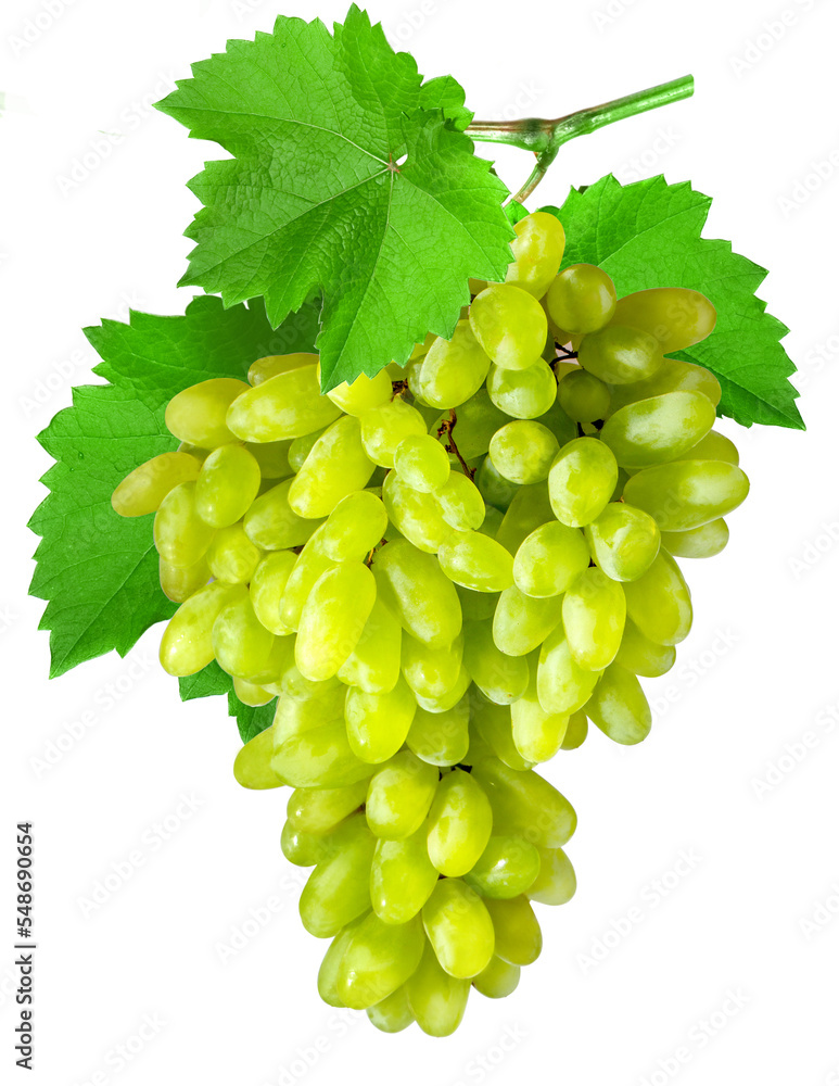 Obraz premium green grape isolated
