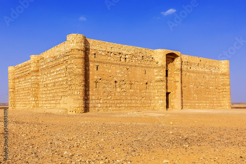 Desert castle Qasr Kharana, Al Kharaneh, Jordan photo