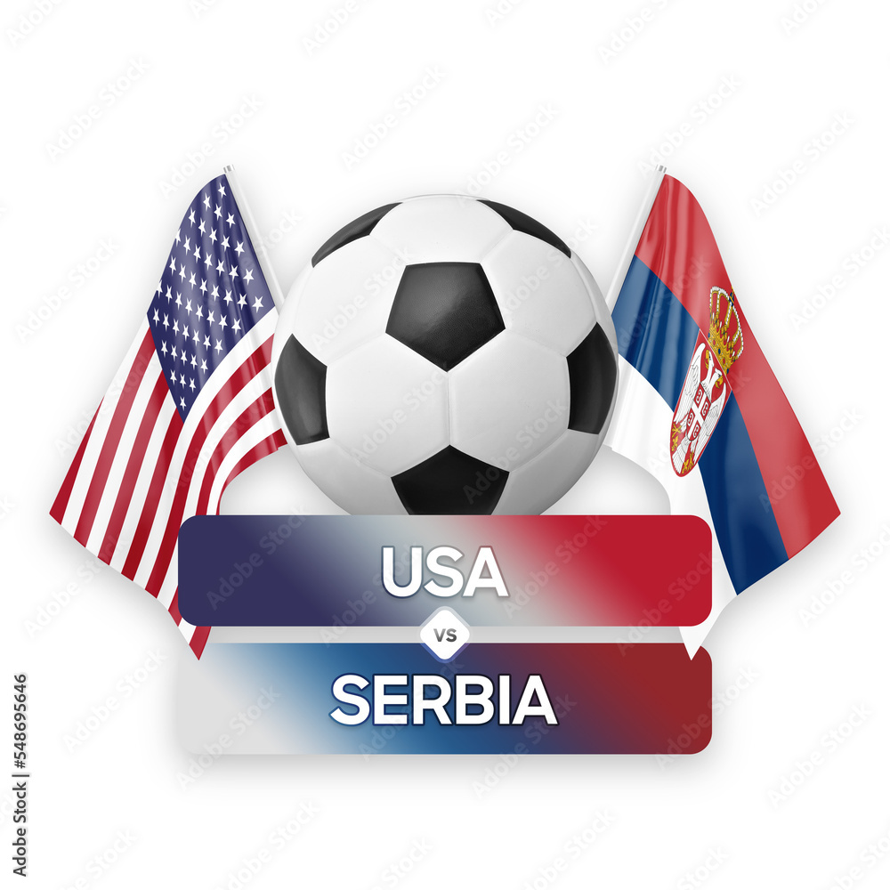 USA vs Senegal national teams soccer football match competition concept. USA vs Senegal national teams soccer football match competition concept.