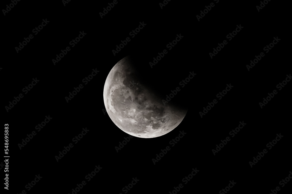 moon on the dark night dark background moon on the dark night dark background