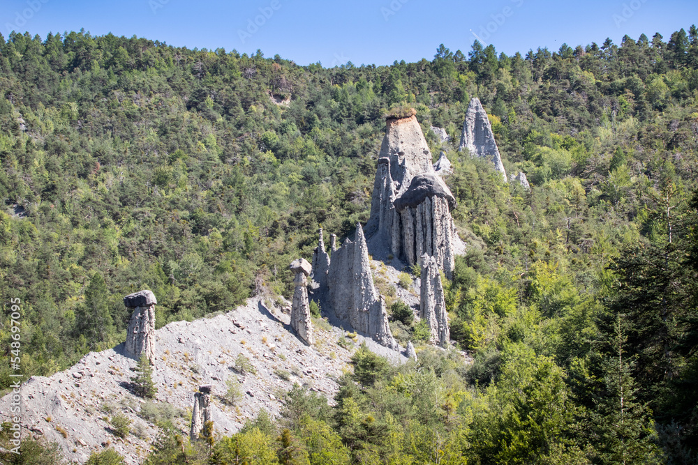 Les Demoiselles Coiff es De Pontis Lac De Serre Pon on Stock Photo Les Demoiselles Coiff es De Pontis Lac De Serre Pon on Stock Photo
