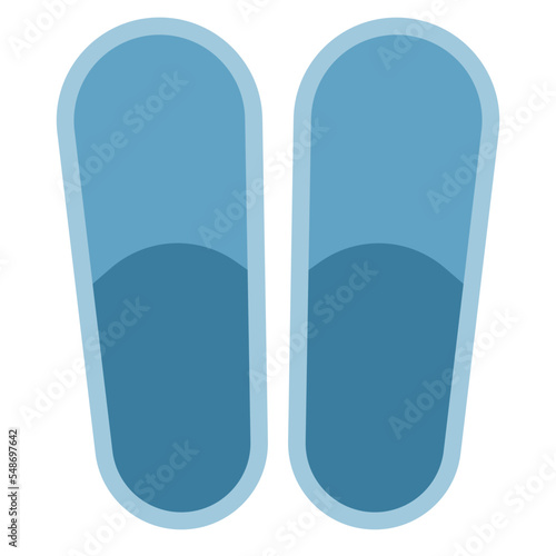 slippers flat icon