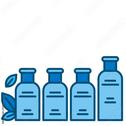 amenities blue line icon