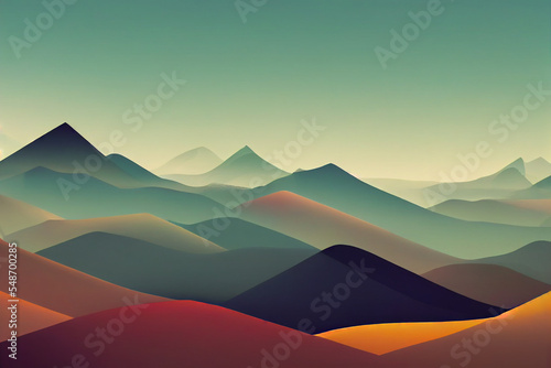 Abstract Landscape Desktop Wallpaper