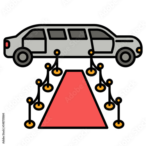 limousine line icon
