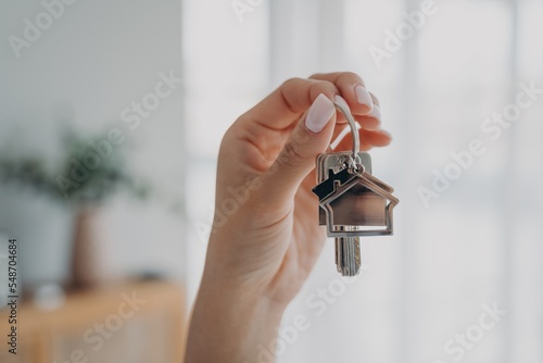 Canvastavla Key to new home