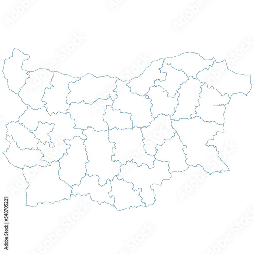 Bulgaria outline map