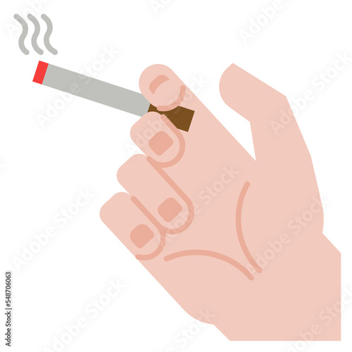 smoking area flat icon