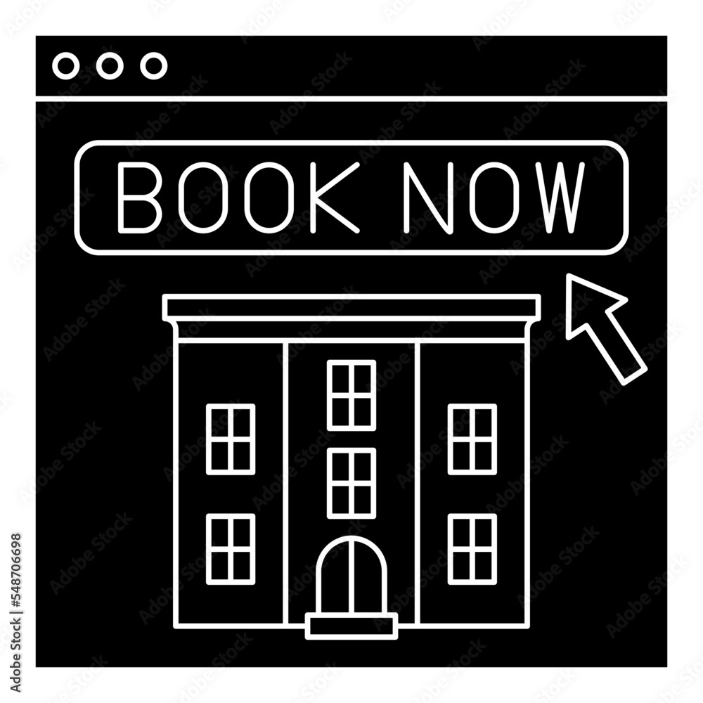 booking glyph icon booking glyph icon