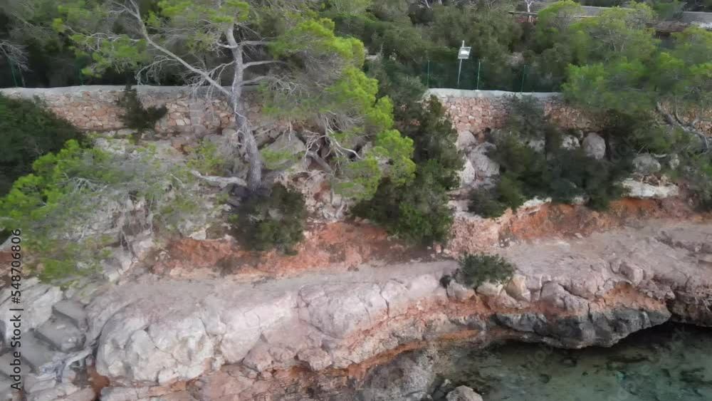 Cala Gracio and Cala Gracioneta beaches in Ibiza, Spain