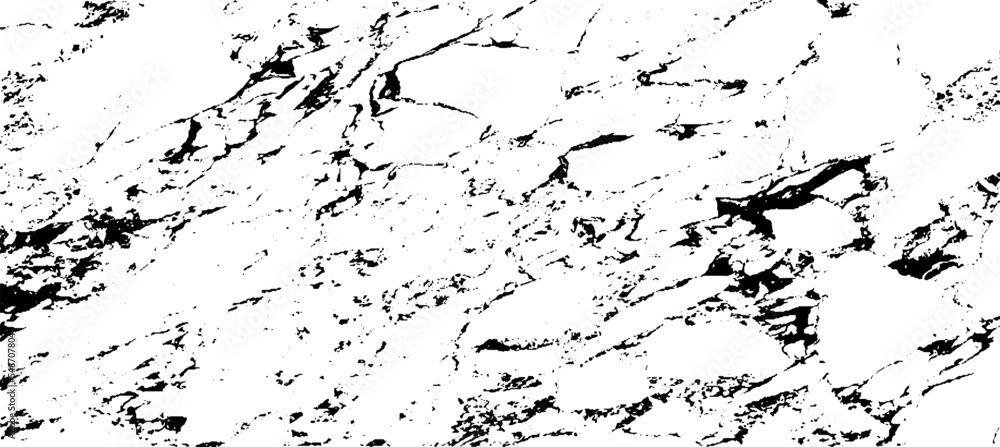 Obraz premium Scratched and Cracked Grunge Urban Background Texture Vector. Dust Overlay Distress Grainy Grungy Effect. Distressed Backdrop Vector Illustration. Isolated Black on White Background. EPS 10.