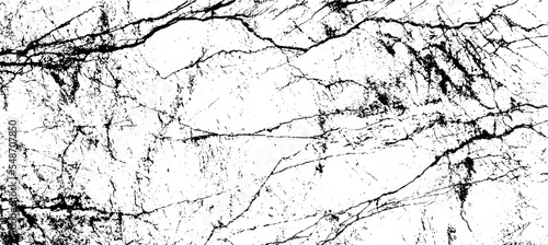 Scratched and Cracked Grunge Urban Background Texture Vector. Dust Overlay Distress Grainy Grungy Effect. Distressed Backdrop Vector Illustration. Isolated Black on White Background. EPS 10.