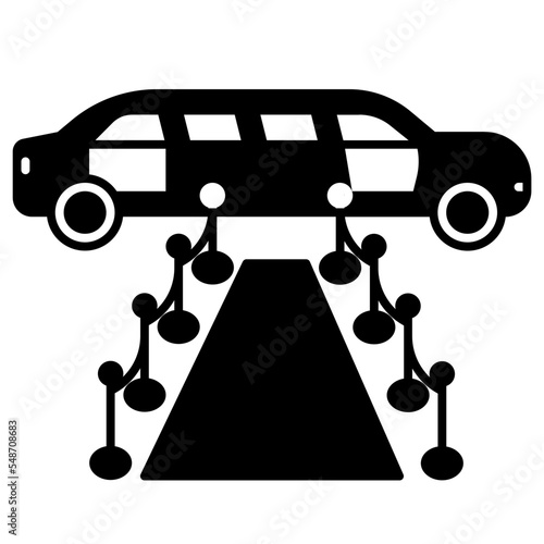 limousine solid icon