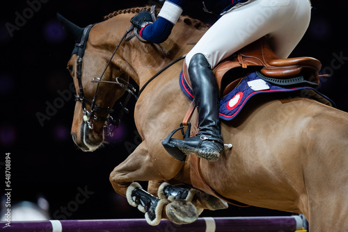 Horse jumping at Longines Global Champions League Super Cup, Prague Playoffs 2022 © Luka